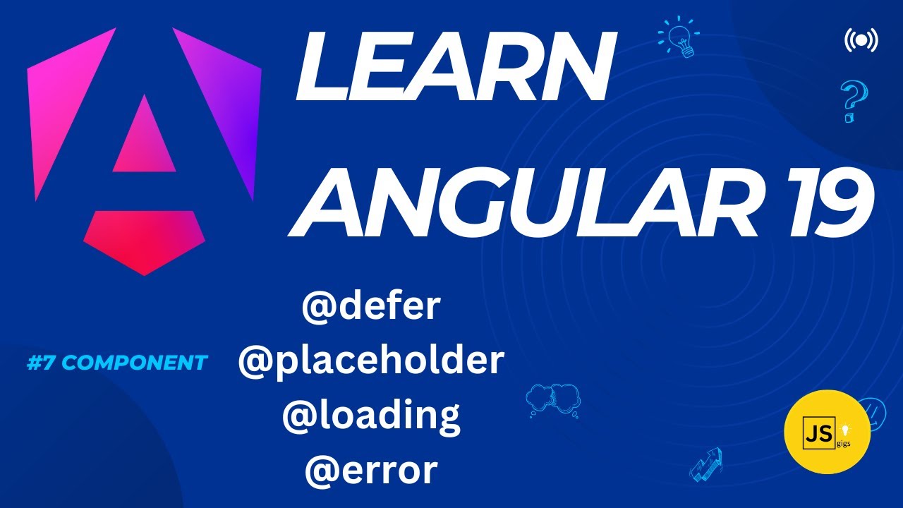 Master @defer, @placeholder, @loading, and @error in Angular 19