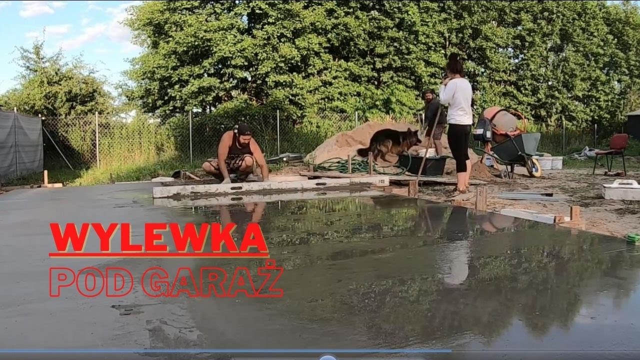 Wylewka pod blaszany garaż 2020