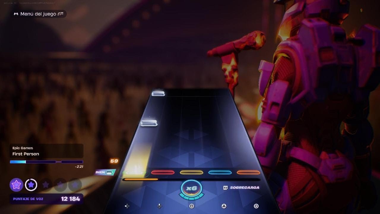 Fortnite Festival - First Person by Epic Games - on vocals