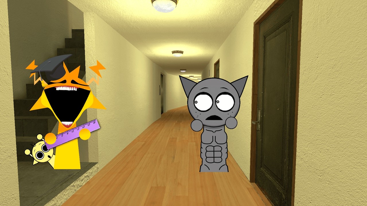 Sprunki Simon Retake is furious with Gray! Nextbot Gmod