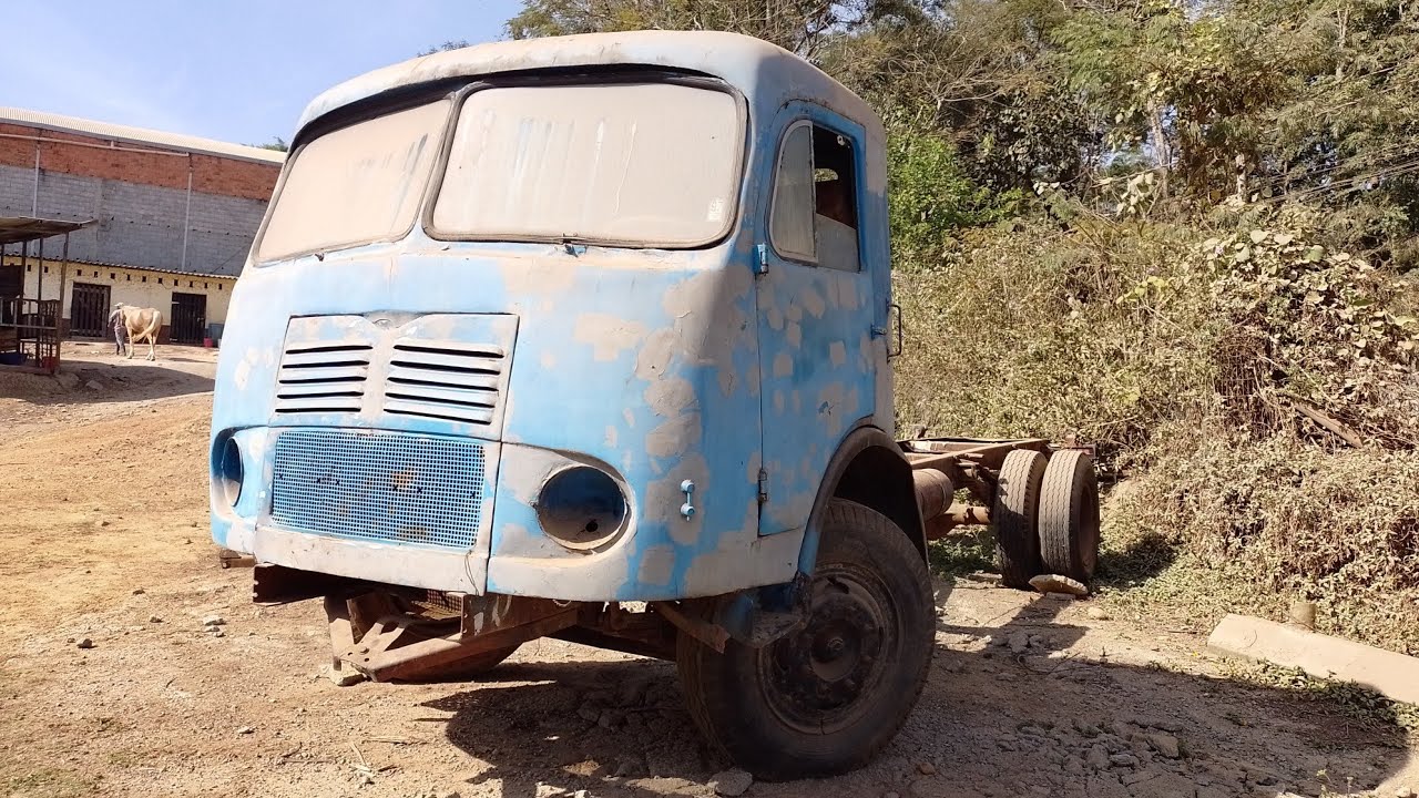Mercedes LP-321  1965 Azul Mostrando os Detalhes! Será que vai dar Negócio?🤔🤔🤔