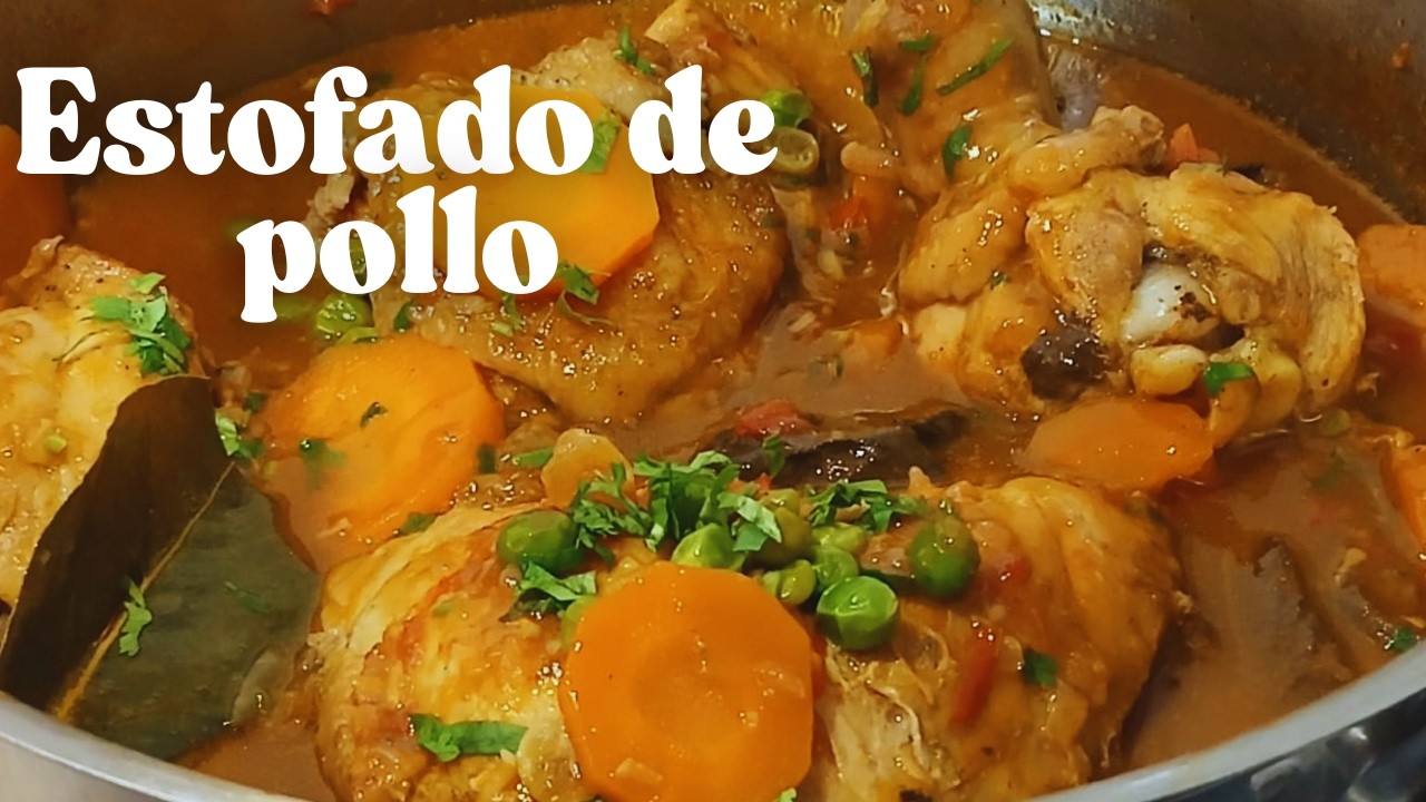 COMO HACER ESTOFADO DE POLLO | SUPER FACIL Y RICO | Receta peruana
