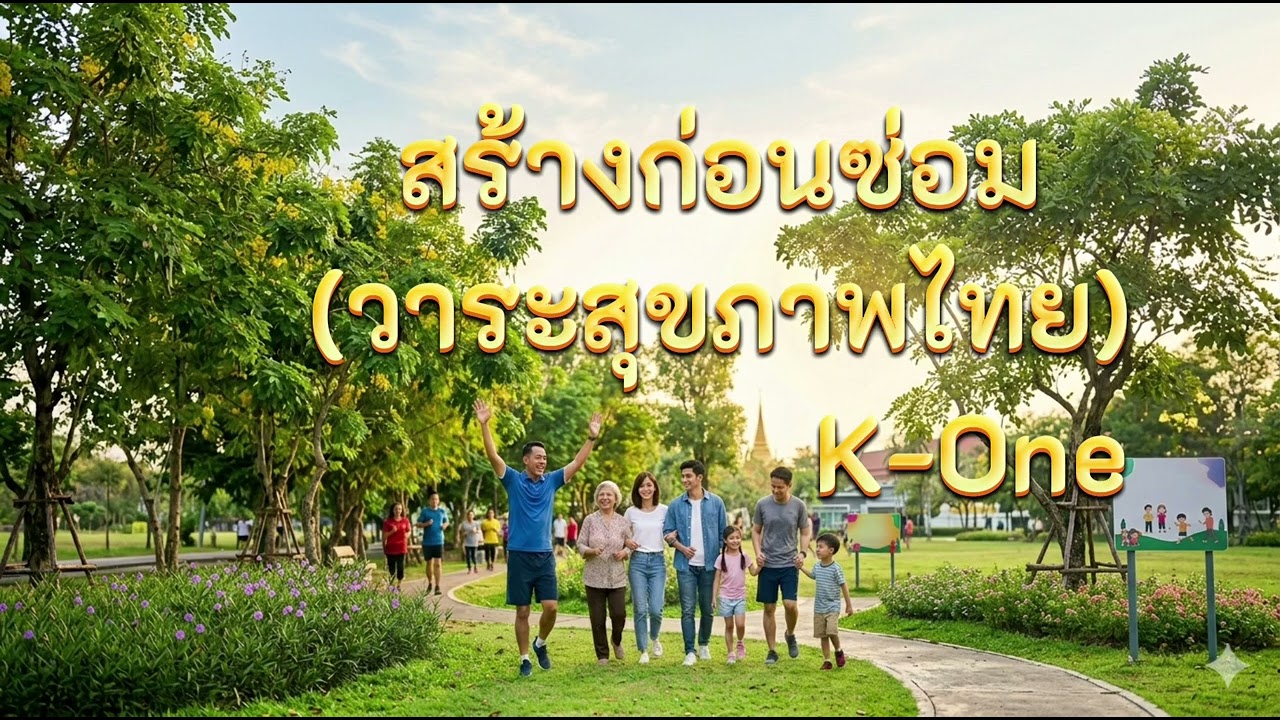 สร้างก่อนซ่อม (วาระสุขภาพไทย) - K-One ปันสุข - สุขภาพดีก้าวไปด้วยกัน