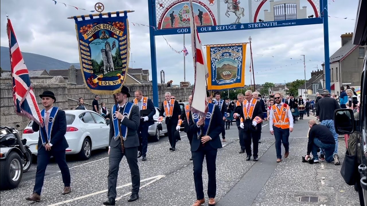Mourne District Twelfth parade Annalong 12th July 2024 full parade