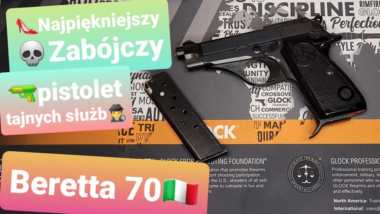 Beretta 70 Najpiękniejszy i zab&oacute;jczy 🔫Pistolet tajnych służb