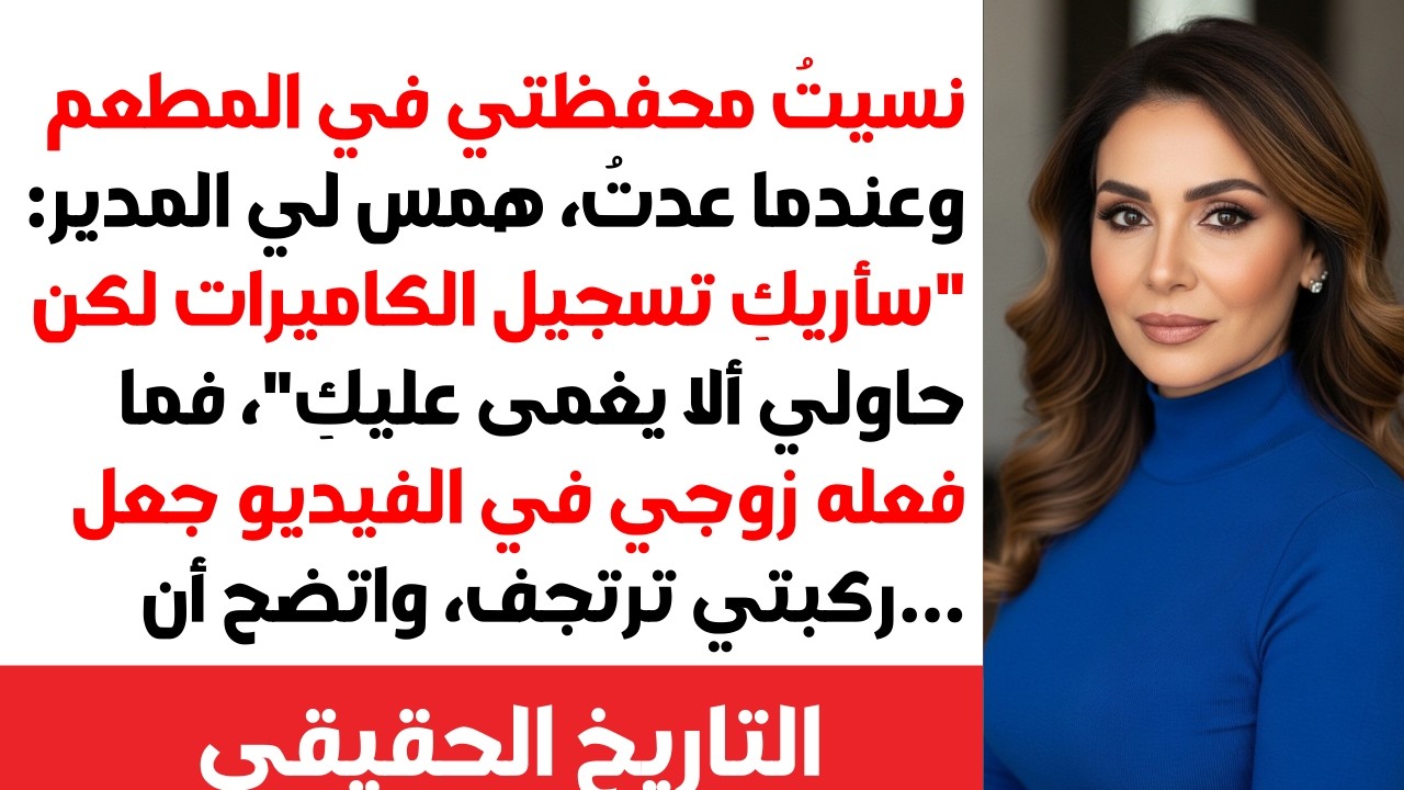 نسيتُ محفظتي وعدتُ فجأة، فهمس لي المدير: 