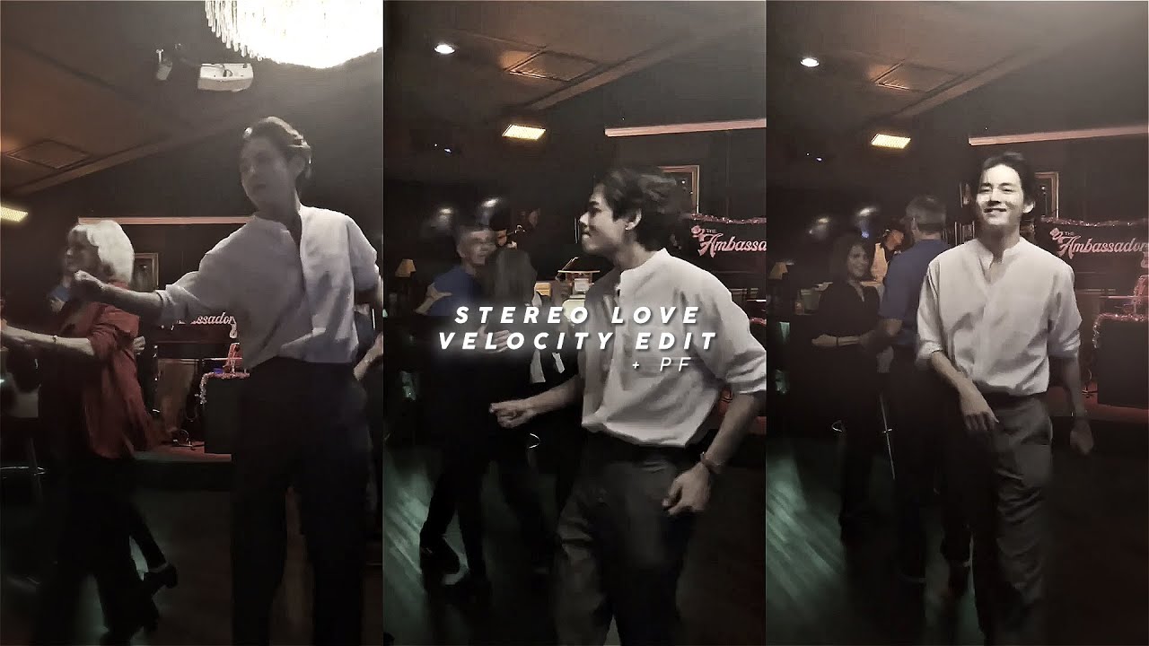taehyung: stereo love edit (+ ae project file)