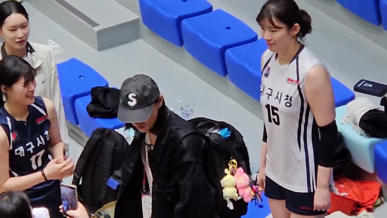 New director Kim yeonkyung who came to cheer for the National sports festival . October21.2025.Busan