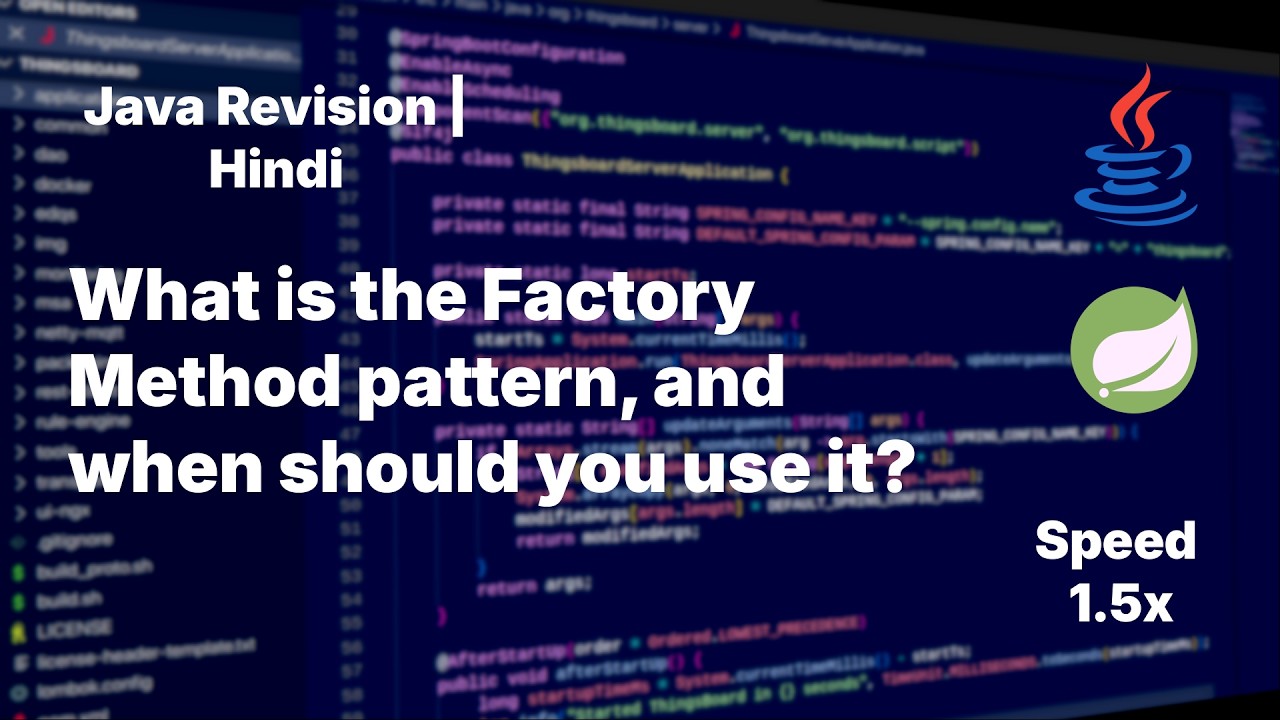 What is the Factory Method pattern, and when should you use it?