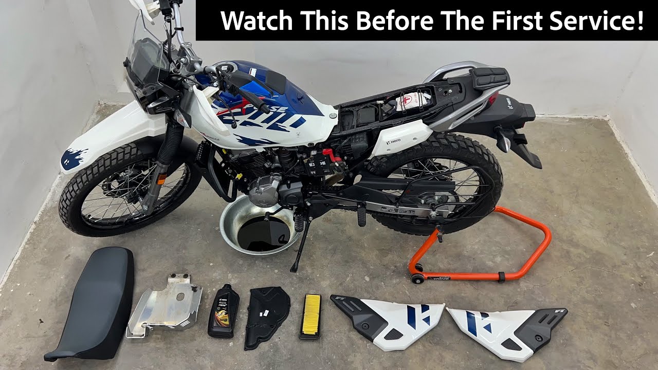 Things To Do During The First Service Of A Motorcycle Ft. Xpulse 200 4V