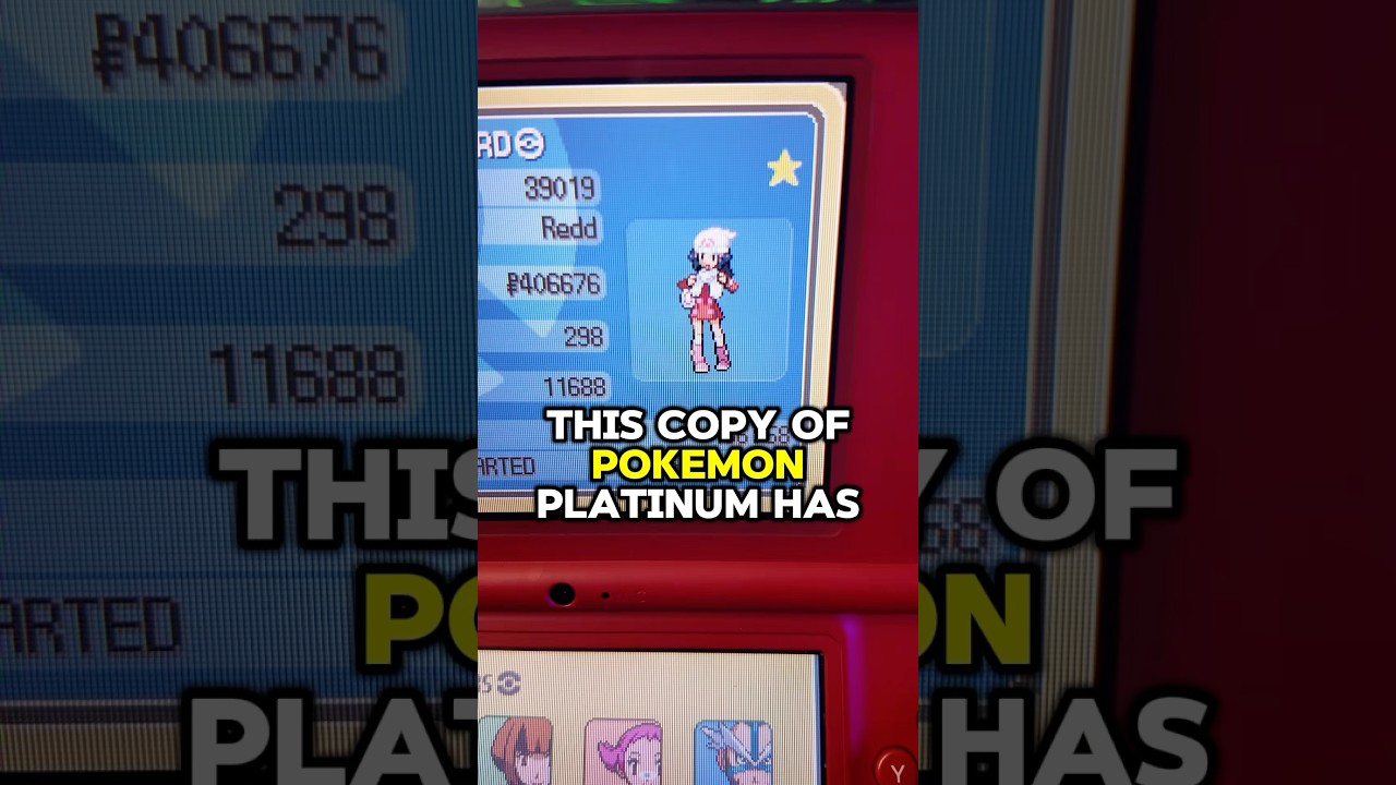 A 15 Year Old Save File In Pok&eacute;mon Platinum #nintendo #pokemon #retrogaming
