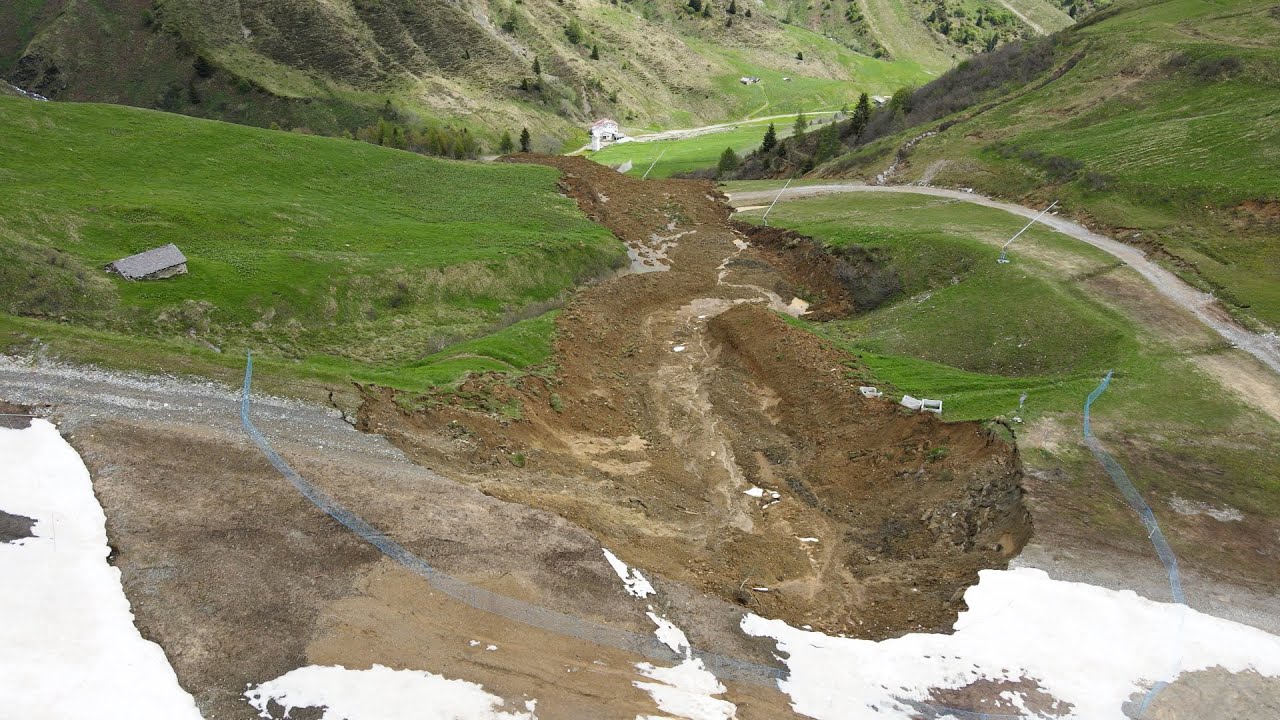 Foppolo, la frana al Montebello del 1 giugno 2024