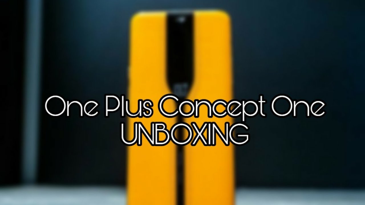 OnePlus Concept One &mdash; Unboxing