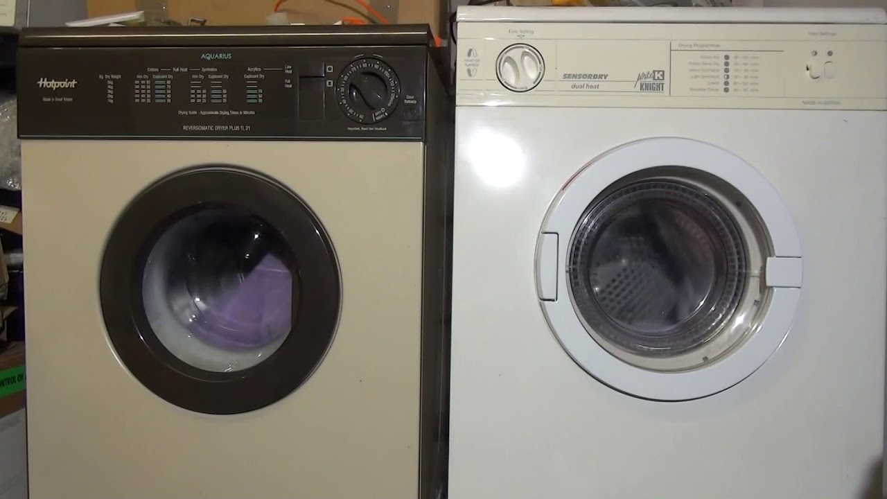 Dryer race : Hotpoint TL21 vs White knight CL432