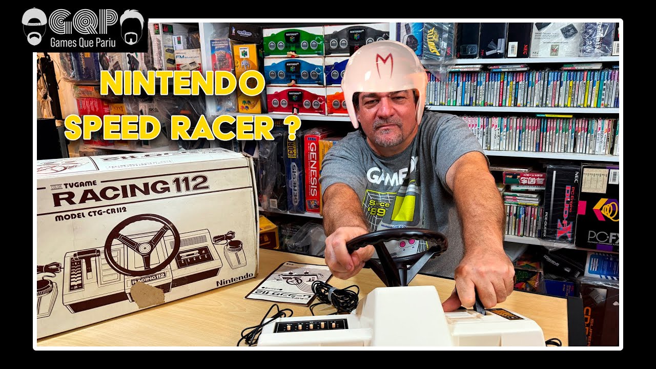 GQP - Nintendo TV Game Racing 112 - O console de corrida arcade da Nintendo.
