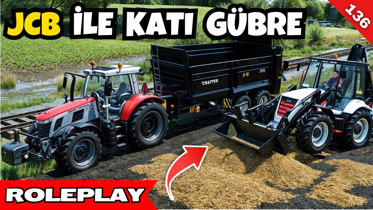 TARLAYA DEV MAKİNE İLE GÜBRE ATTIK | GÖMÜ PATLADI | FS 22 GERÇEK HAYAT | MEDRP ANKARA | S3 B136