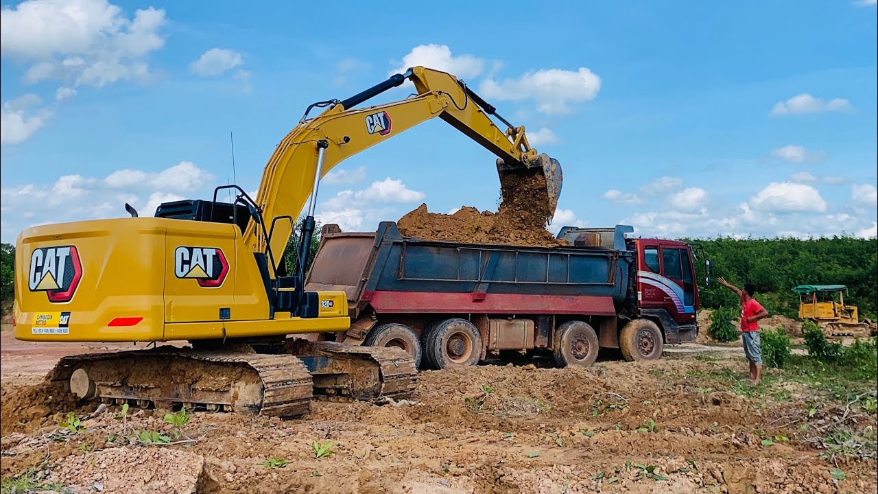 CAT320GC Year 2021 / Hyundai Dump truck 25.5t