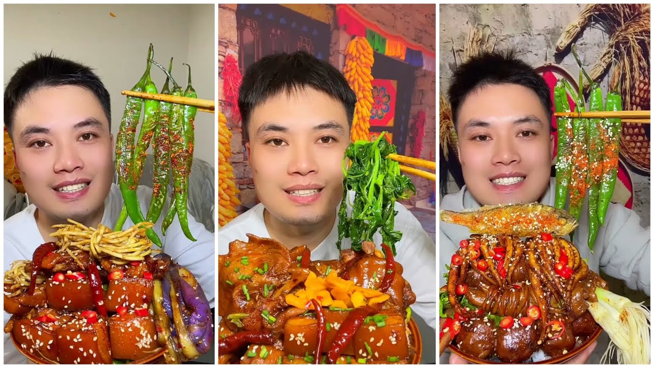 Yummy #245 Eat Meat 😋🔥, chicken 🍗 🍗, Shrimp 🦐🦐.. #mukbang  #eatingshow #yummyfood 