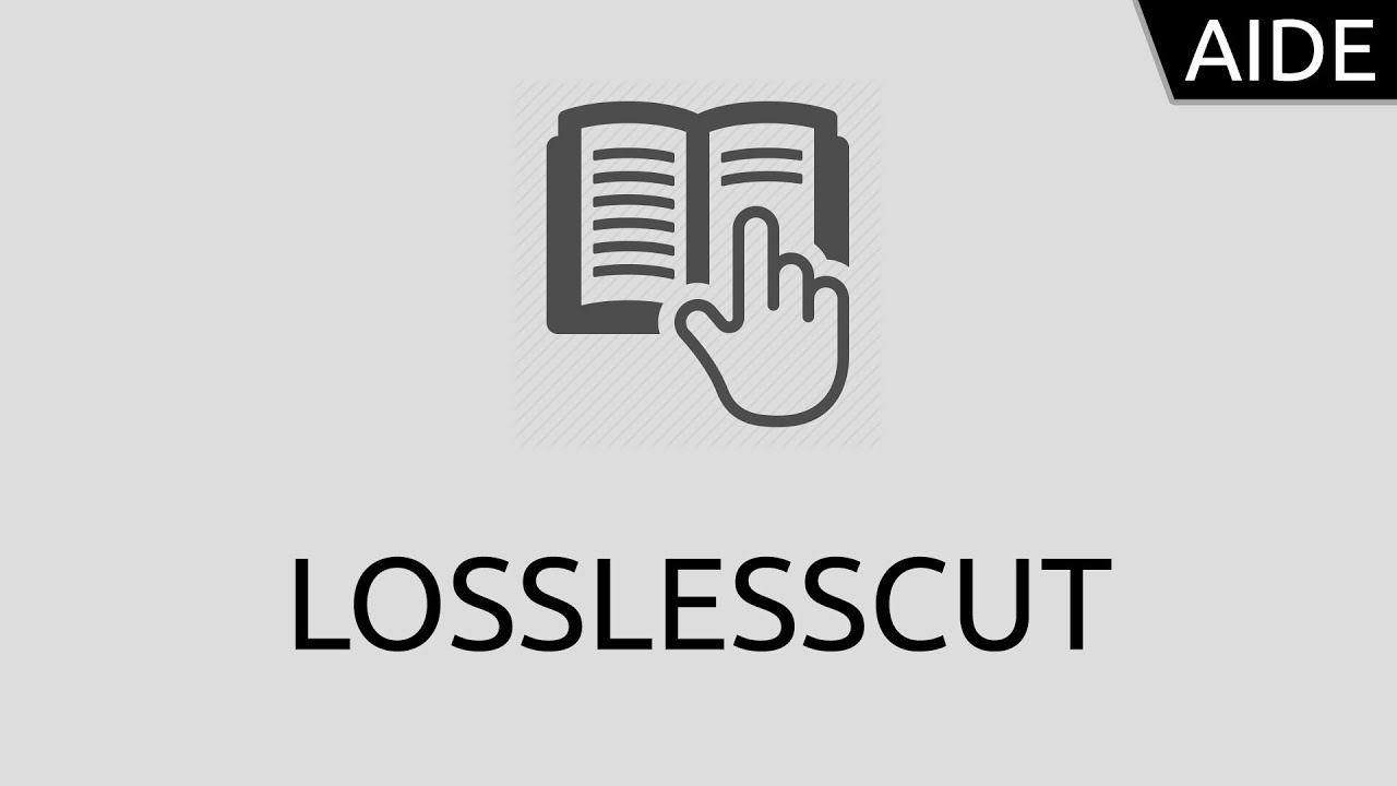 LosslessCut - éditeur audio/vidéo