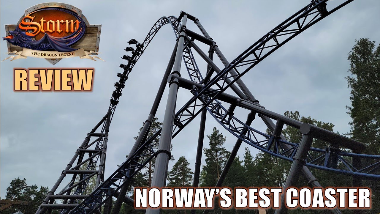 Storm - The Dragon Legend Review, TusenFryd Gerstlauer Launched Invert | Norway's Best Coaster