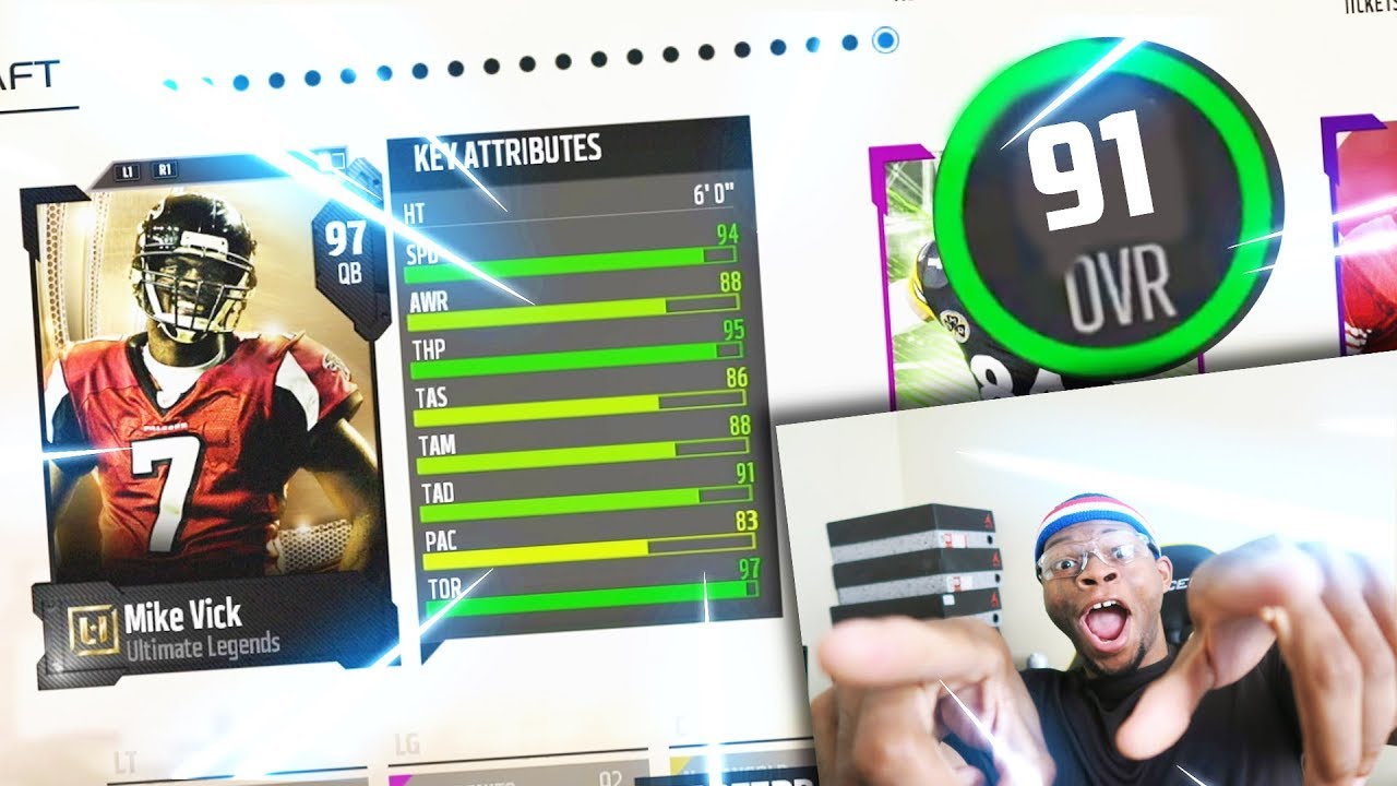 ЛУЧШИЙ ДРАФТ! ЛЕГЕНДАРНЫЙ МАЙК ВИК В ДЕЛЕ! &mdash; Madden 18 Ultimate Team