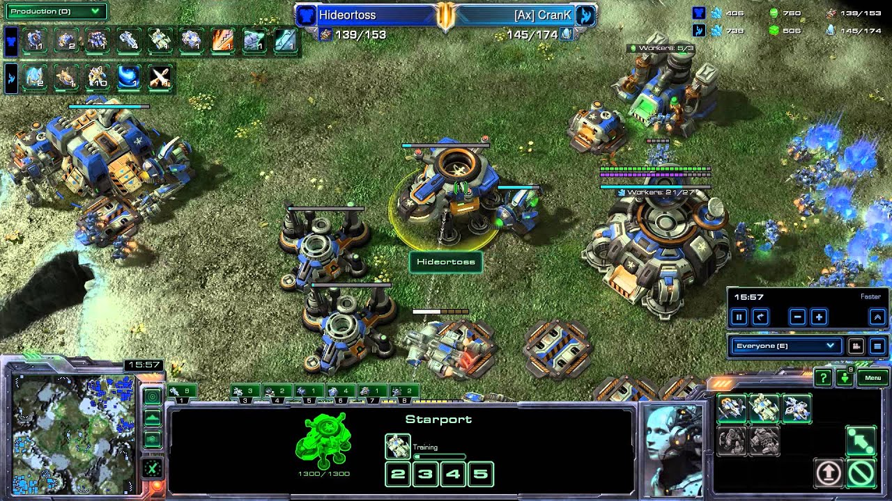 Ax.Crank (P) vs Hideortoss (T) in Starbow mod