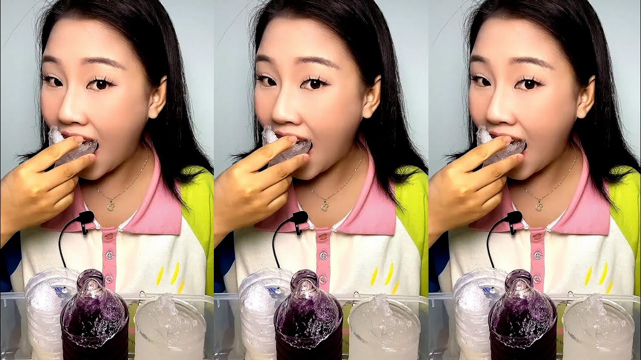 ASMR HARD ICE EATING