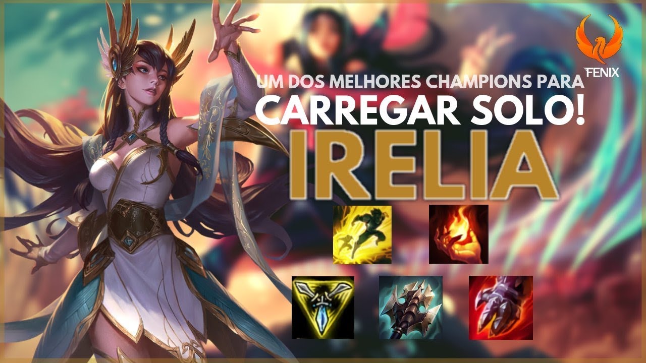 UM DOS MELHORES CHAMPIONS PRA CARREGAR SOLO! - IRELIA MID GAMEPLAY [PT-BR]
