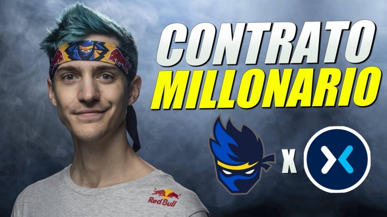 NINJA FIRMA CONTRATO MILLONARIO con MICROSOFT en MIXER 💰
