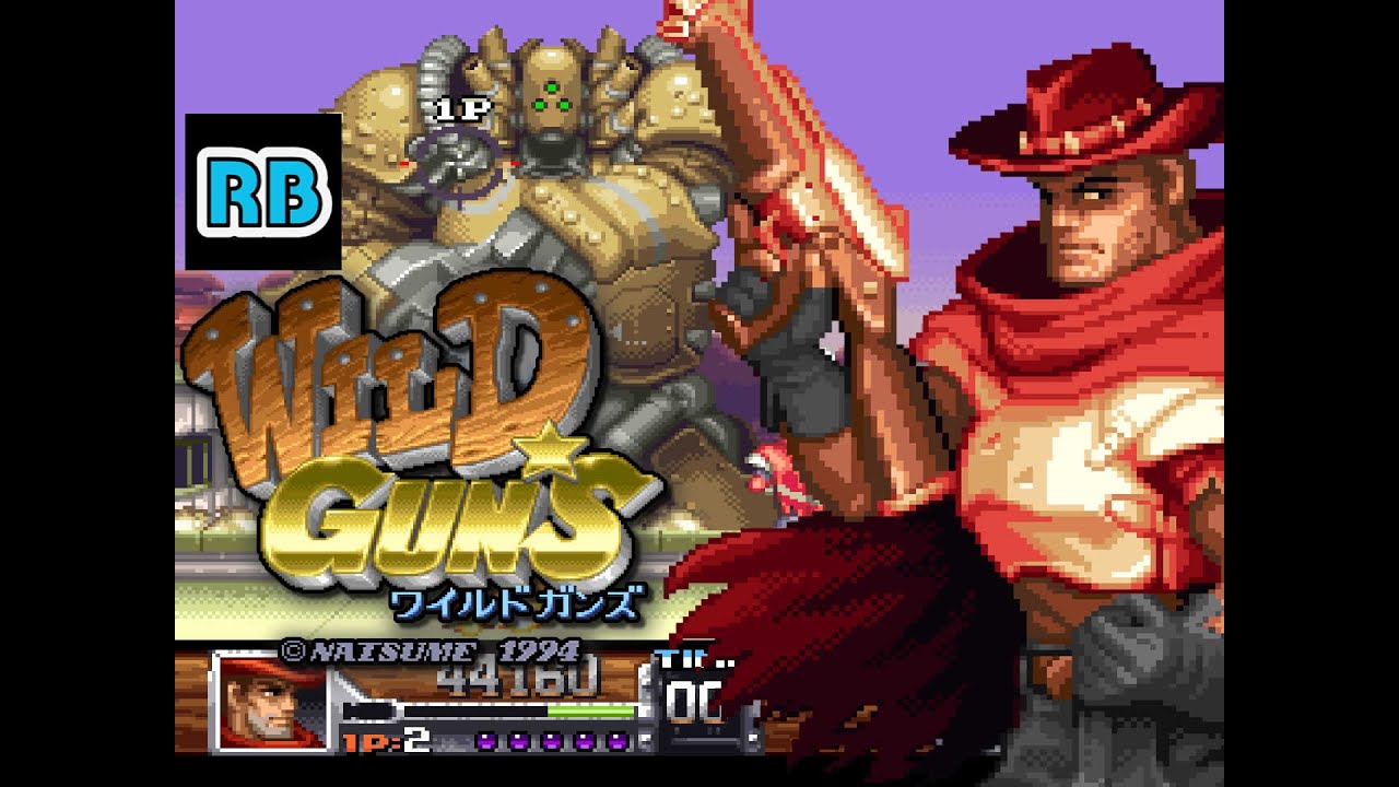1994 [60fps] SFC Wild Guns Clint Hard ALL