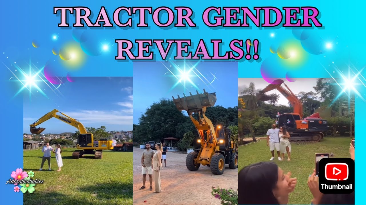 TRACTOR GENDER REVEALS!! 💕💙