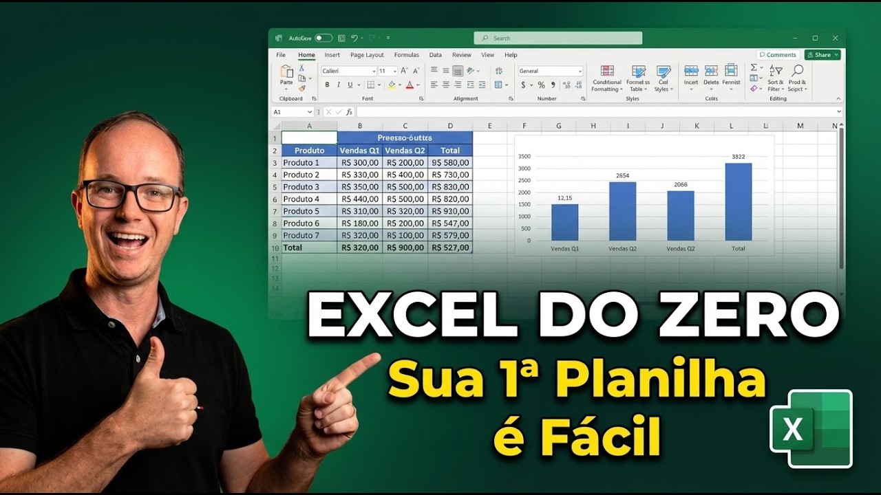Aprenda EXCEL em 15 Minutos (O que realmente importa)