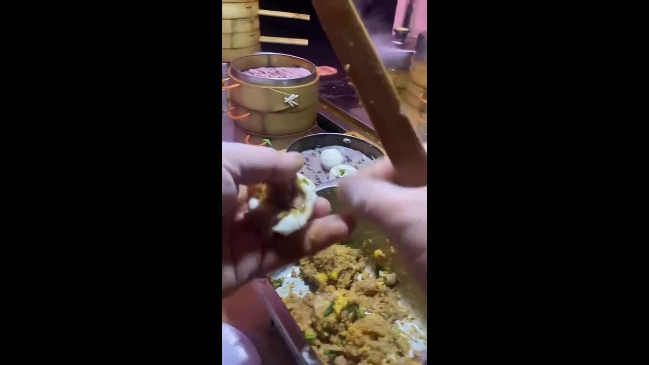 Chinese Street Food Livestream | POV Soup Dumpling Technique with Real Market Sounds