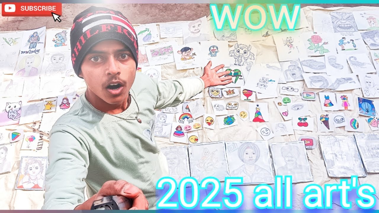 My all drawings in 2025 #drawing #art #sketch subscribe 🙏