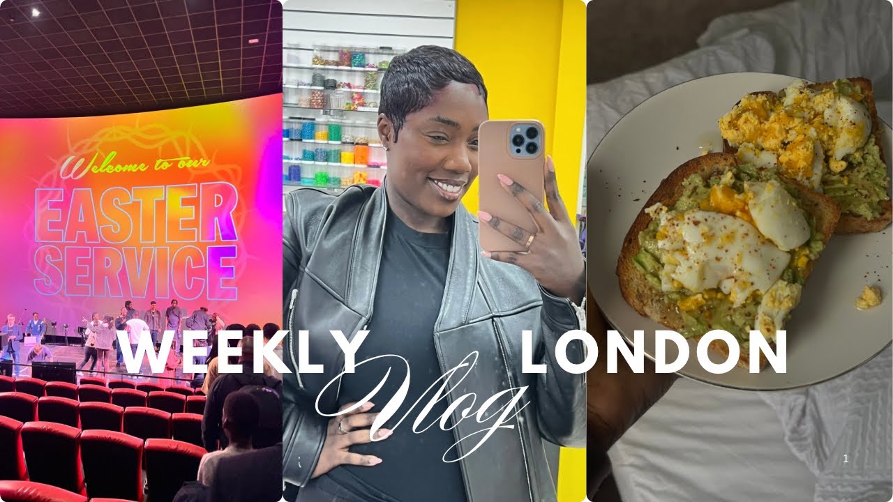 weekly london vlog-making peanut soup, grwm for a funeral, backstage at central cee + more