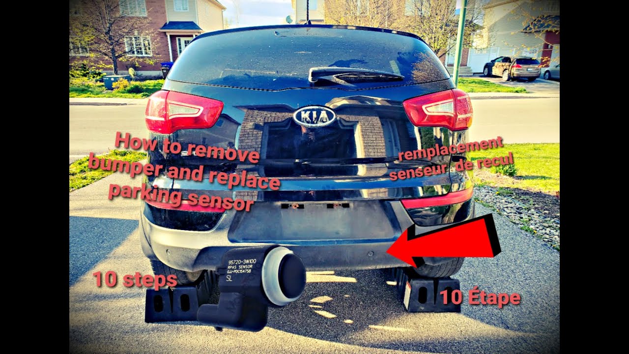 How to Remove the Rear Bumper & Replace a Parking Sensor | Kia Sportage