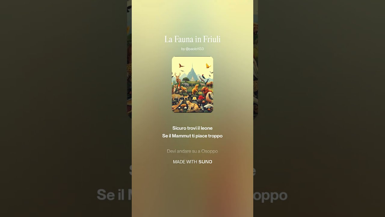 La Fauna in Friuli