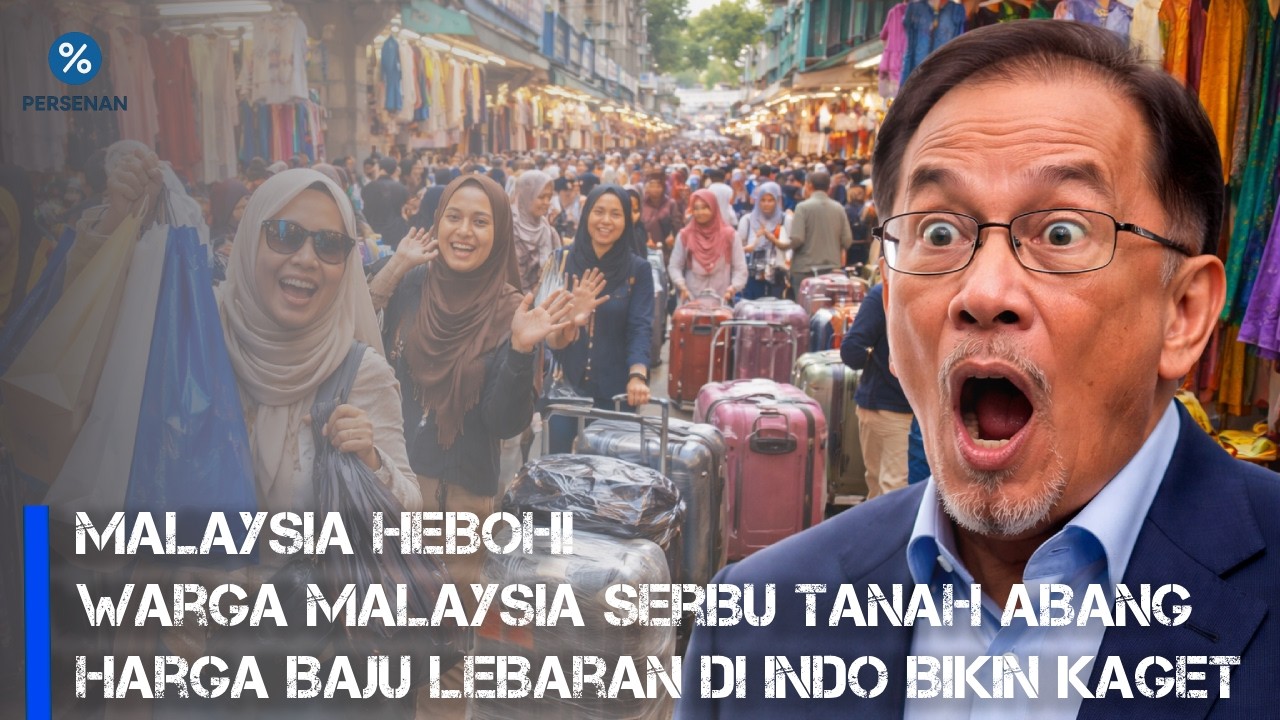 Tanah Abang Diserbu Warga Malaysia! Kenapa Mereka Rela Terbang ke Jakarta?