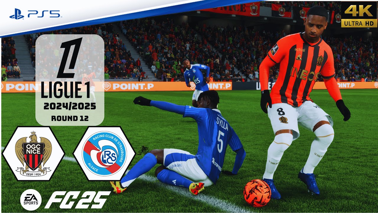 FC 25 - OGC Nice vs. RC Strasbourg | Ligue 1 24/25 | Full Match | PS5&trade;[4K]
