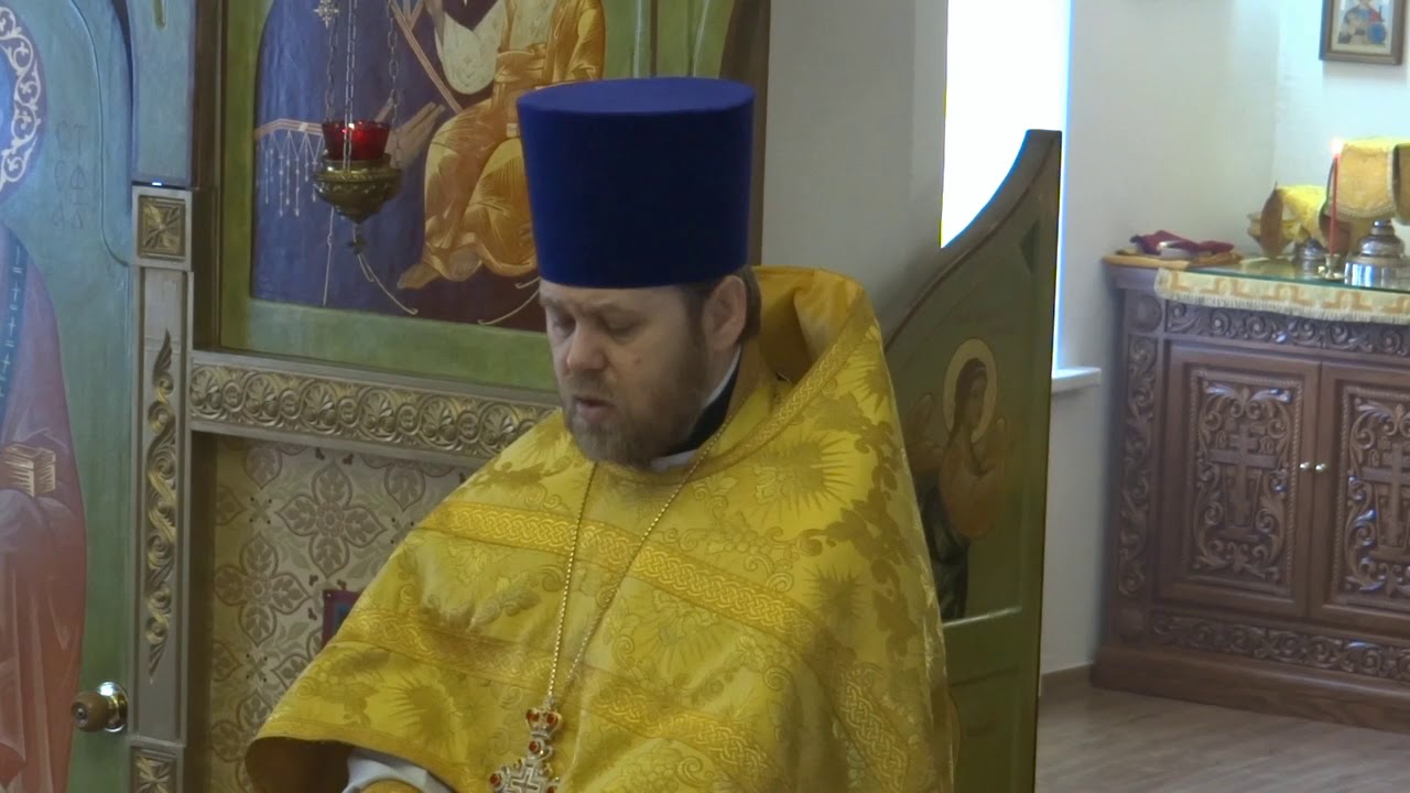 25.11.18 Воскресная проповедь