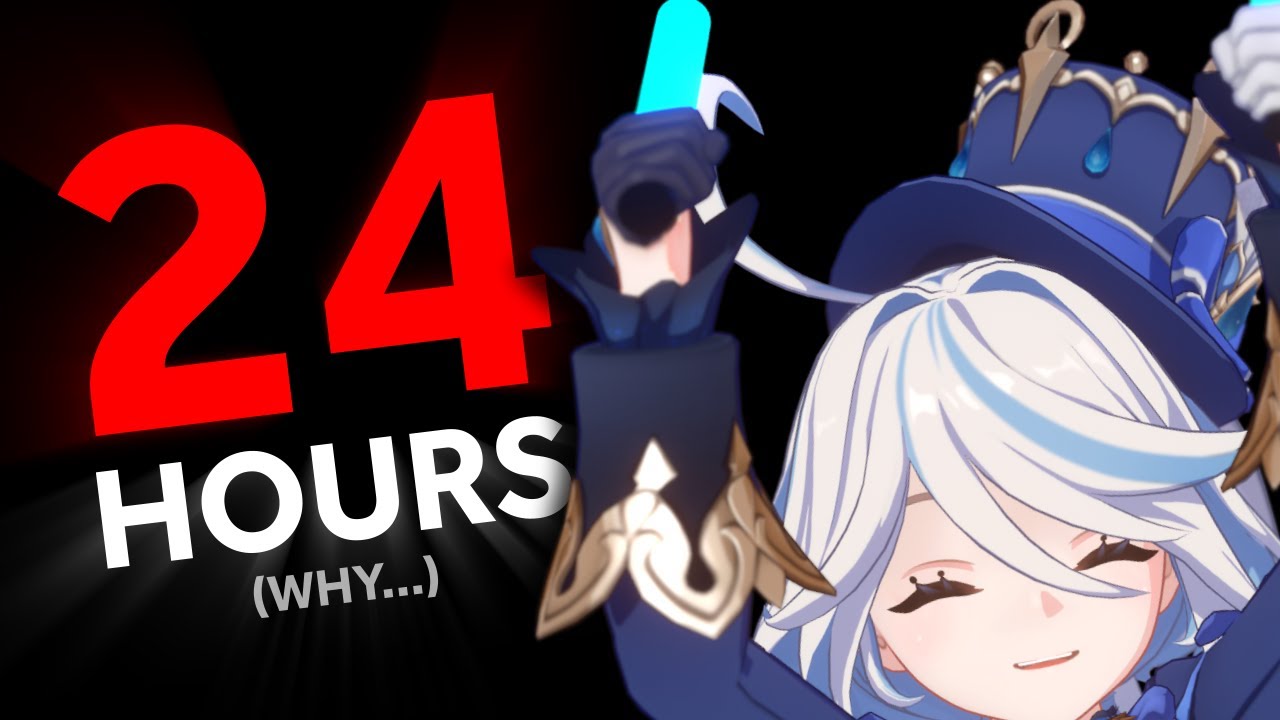 24 HOURS of Furina Pedro (Animation) | Genshin Impact Meme
