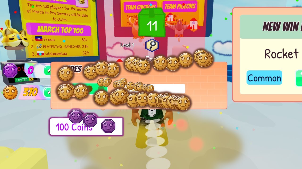 Silly Simon Says Codes | 370 COINS, 105 TOKENS!