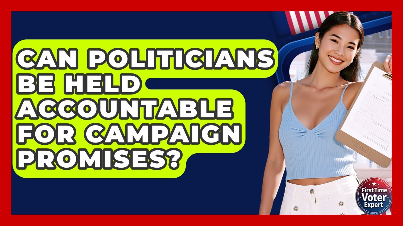 Can Politicians Be Held Accountable For Campaign Promises? - First Time Voter Expert