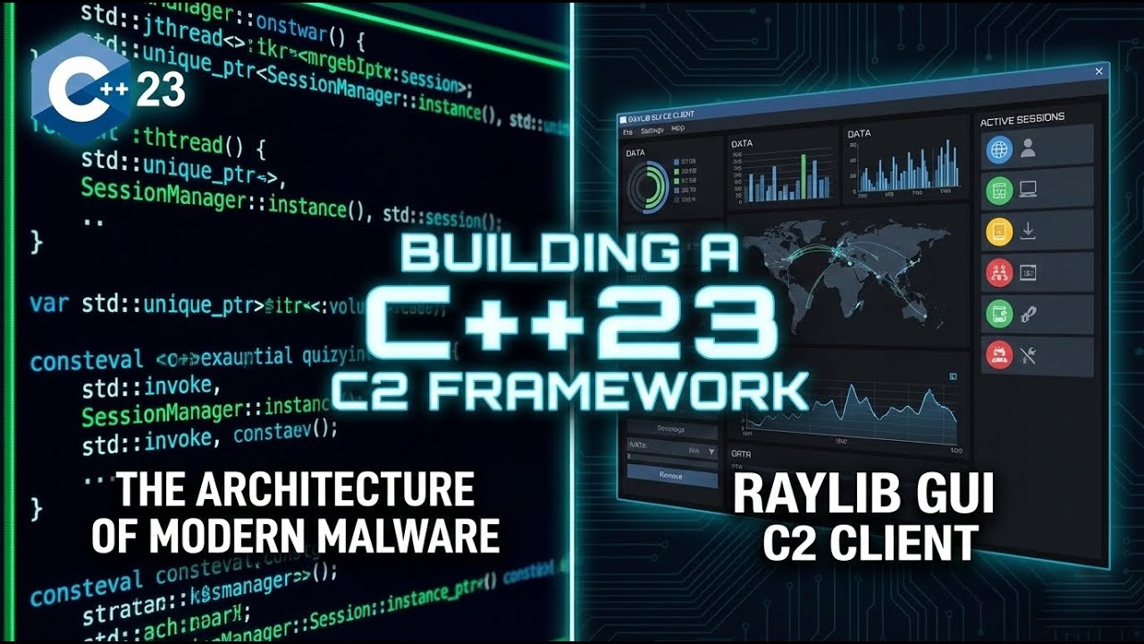 Building a C2 Framework in Modern C++23 (The Architecture of Malware)