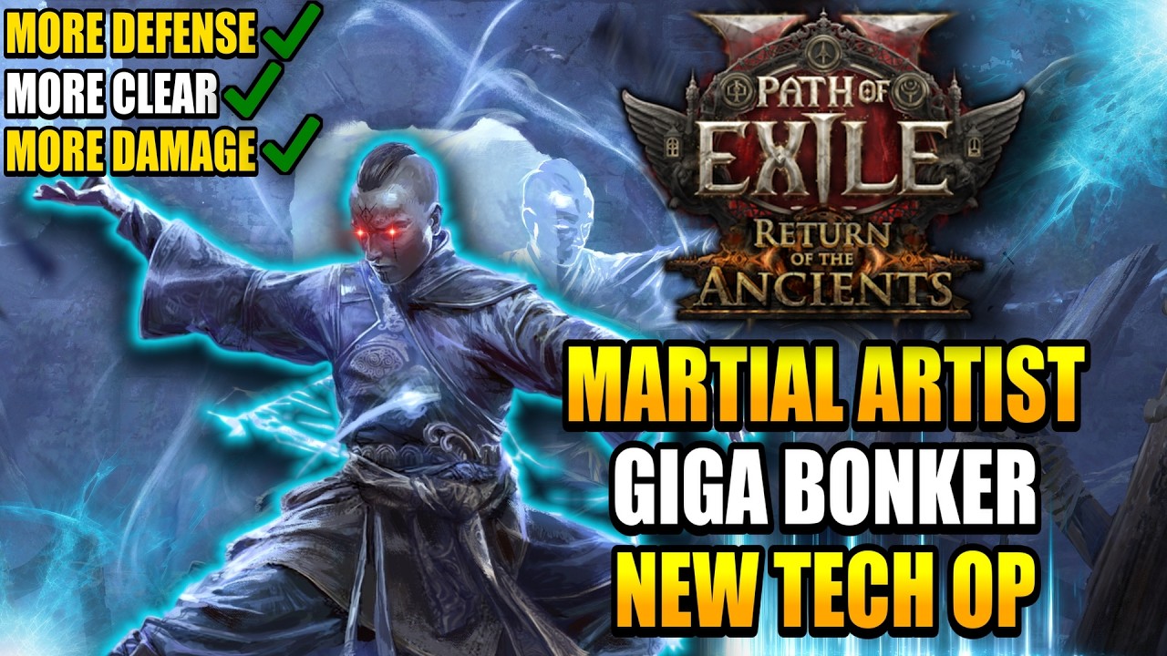 PoE 2 - New Martial Artist Tech OP! - Giga Bonk Martial Artist - 0.5 Monk Build - Path of Exile 2