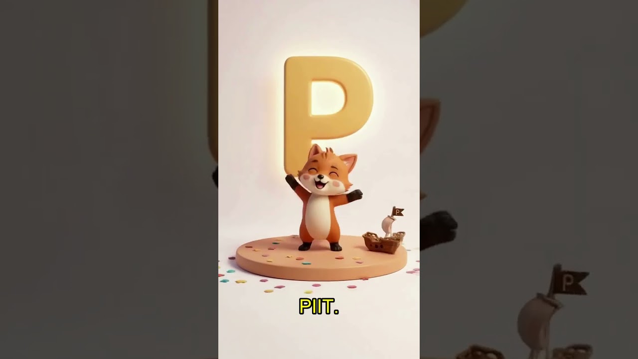 Découverte de la lettre P 👏👏 Chanson à gestes pour bébé - Leçons et chansons - Les pitous 🦊🐱🦉