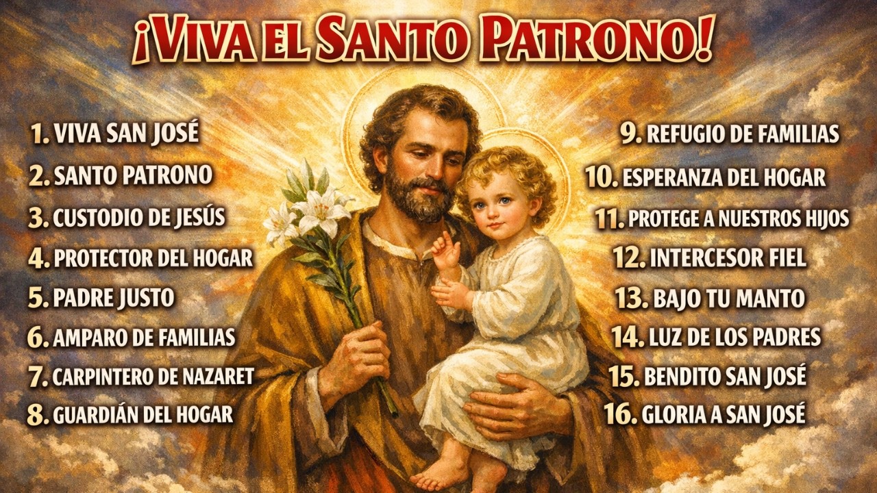 16 Mariachis a San José | Patrono de las Familias y Protector del Hogar