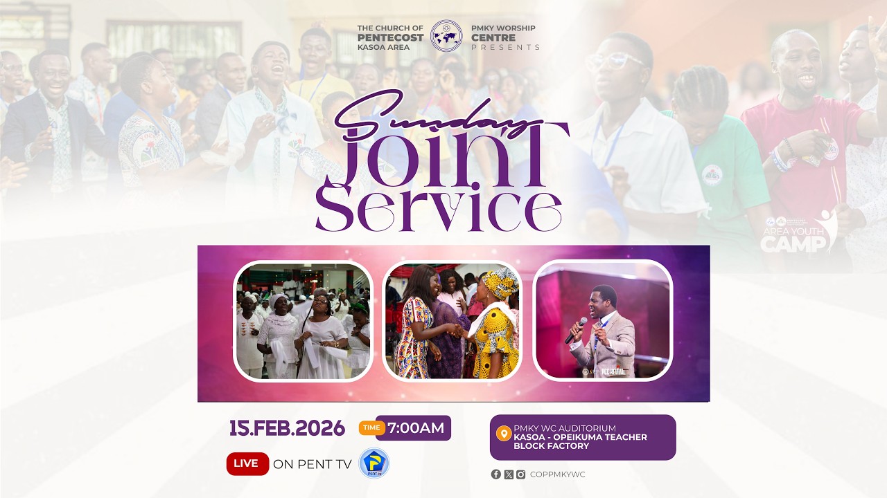 LIVE: Joint Sunday Service – “The Blessedness of Excellence in Tithing” | Apostle Johnny Peprah.