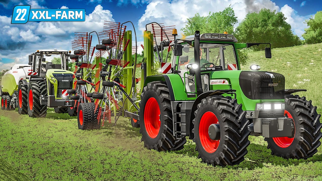 LS22 XXL Farm #55: Getreide-Ernte, Heu-Ernte und SAVEGAME! | FARMING SIMULATOR 22