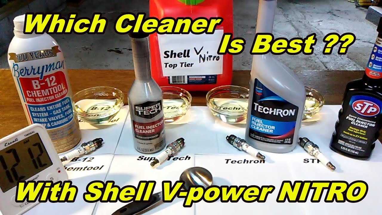 Best Fuel Injector Cleaner, B12 Chemtool, Supertech, Techron, STP, Shell Gasoline, Part 3